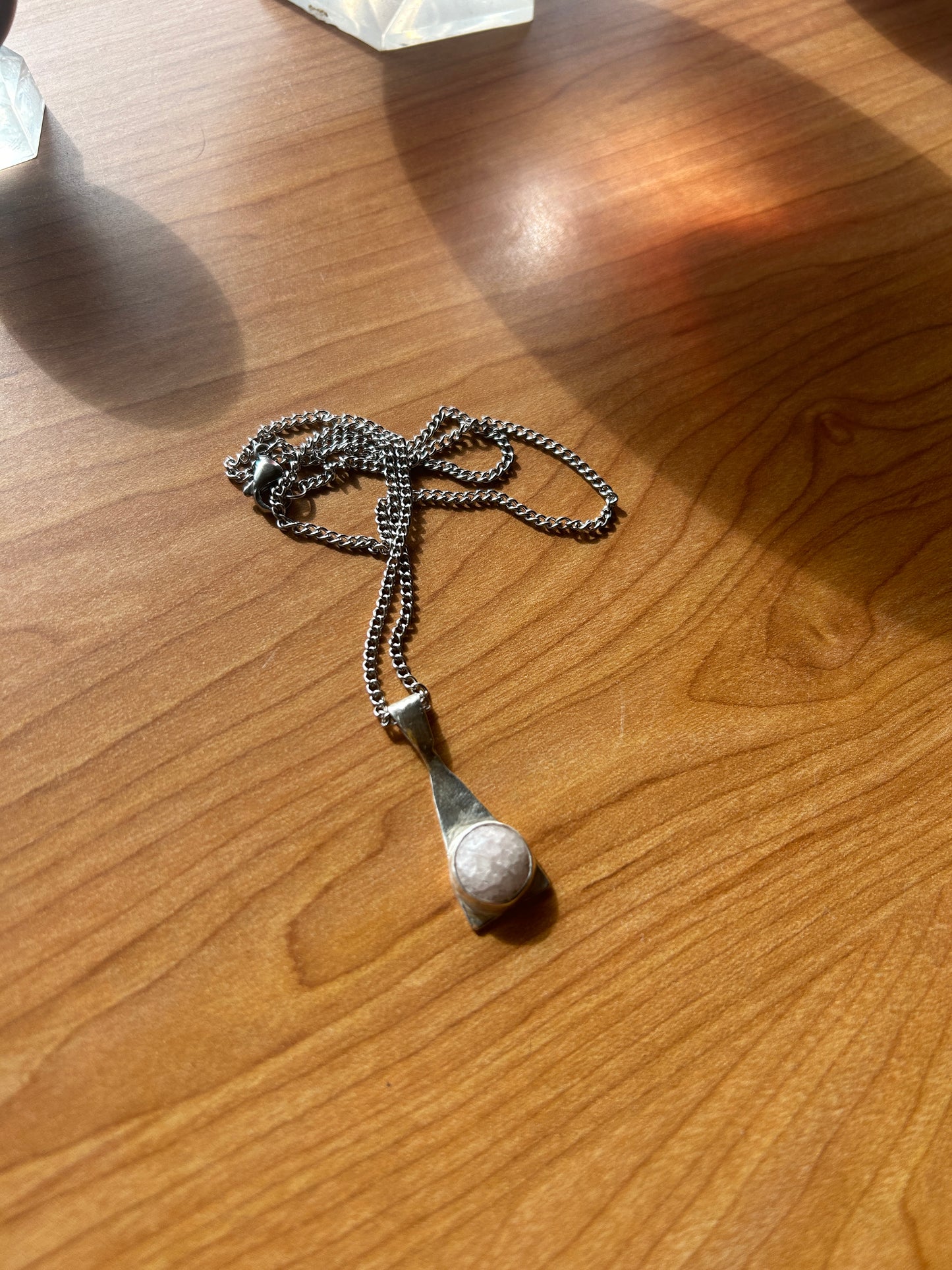 Crackle Quartz Pendant