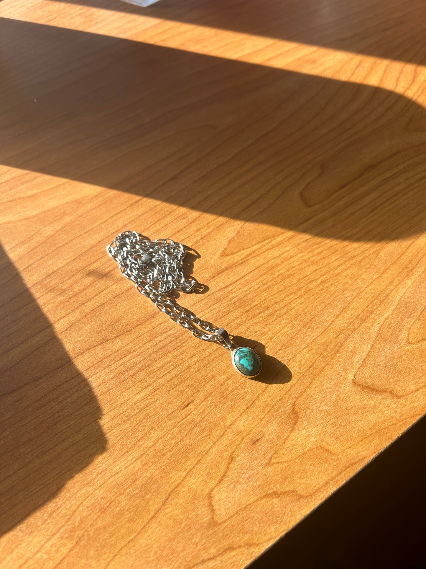 Oval Turquoise Pendant