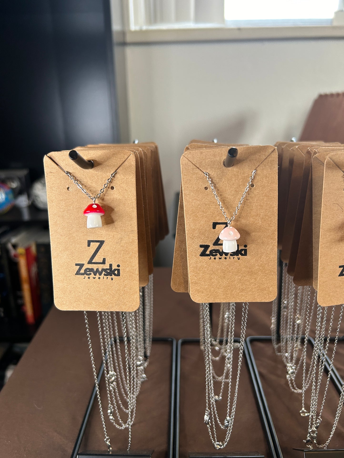 Mushroom Necklaces