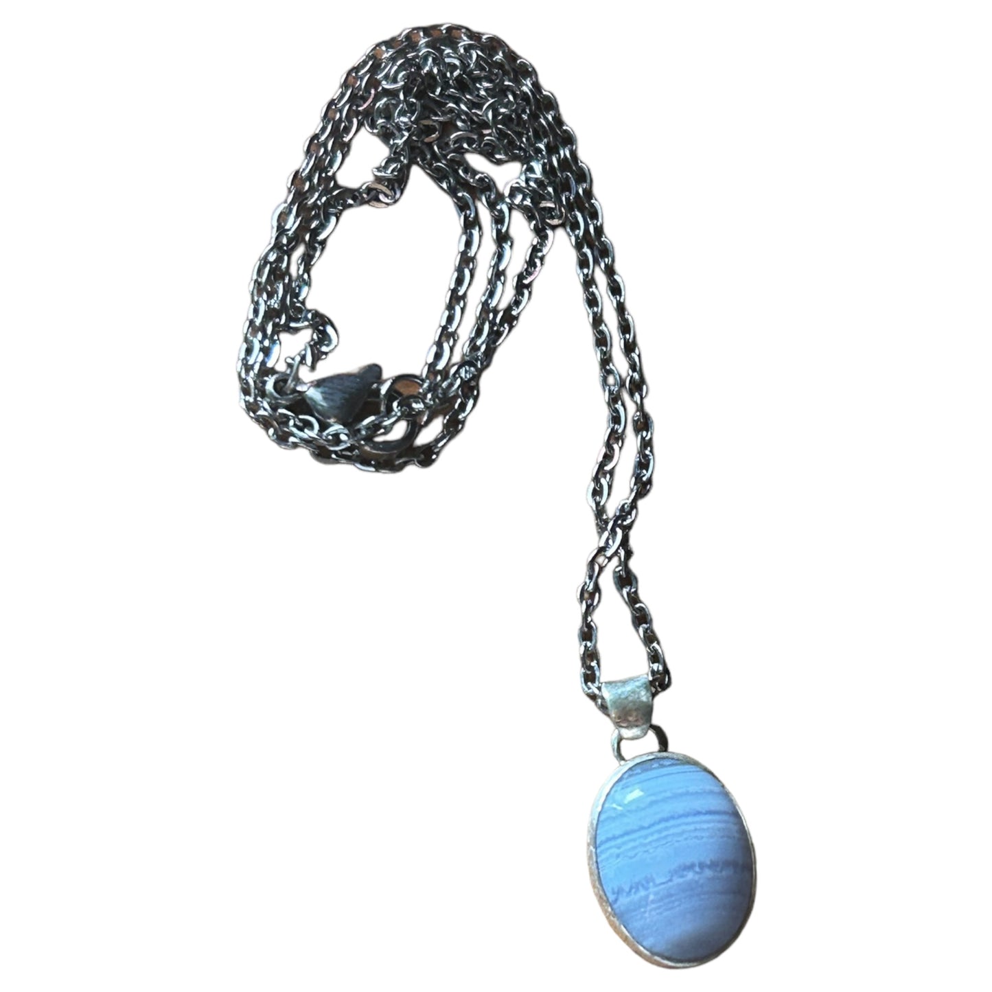 Blue Lace Agate Pendant