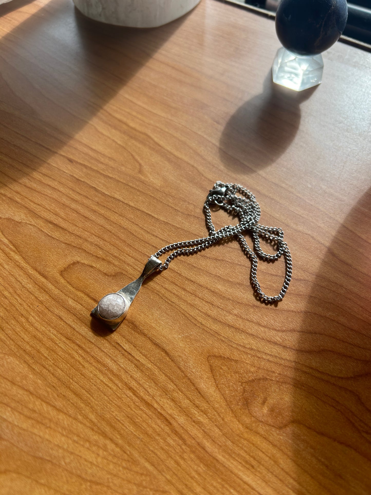 Crackle Quartz Pendant
