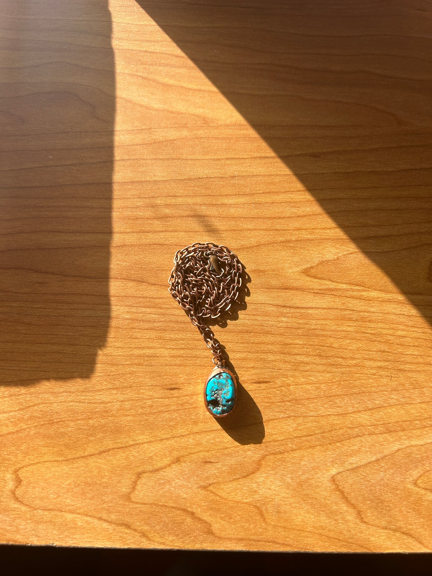 Raw Turquoise Pendant