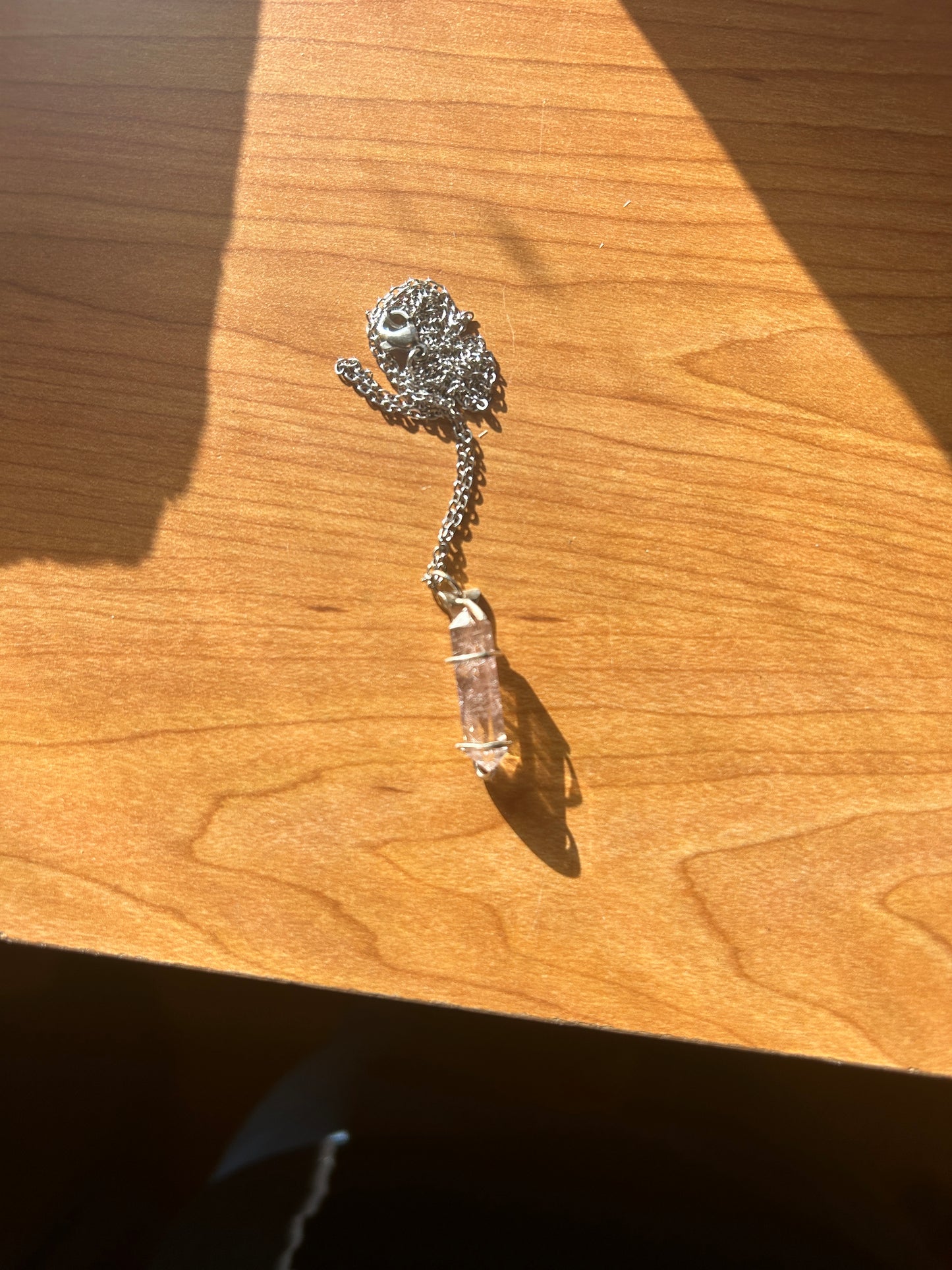 Ruttilated Copper Quartz Pendant