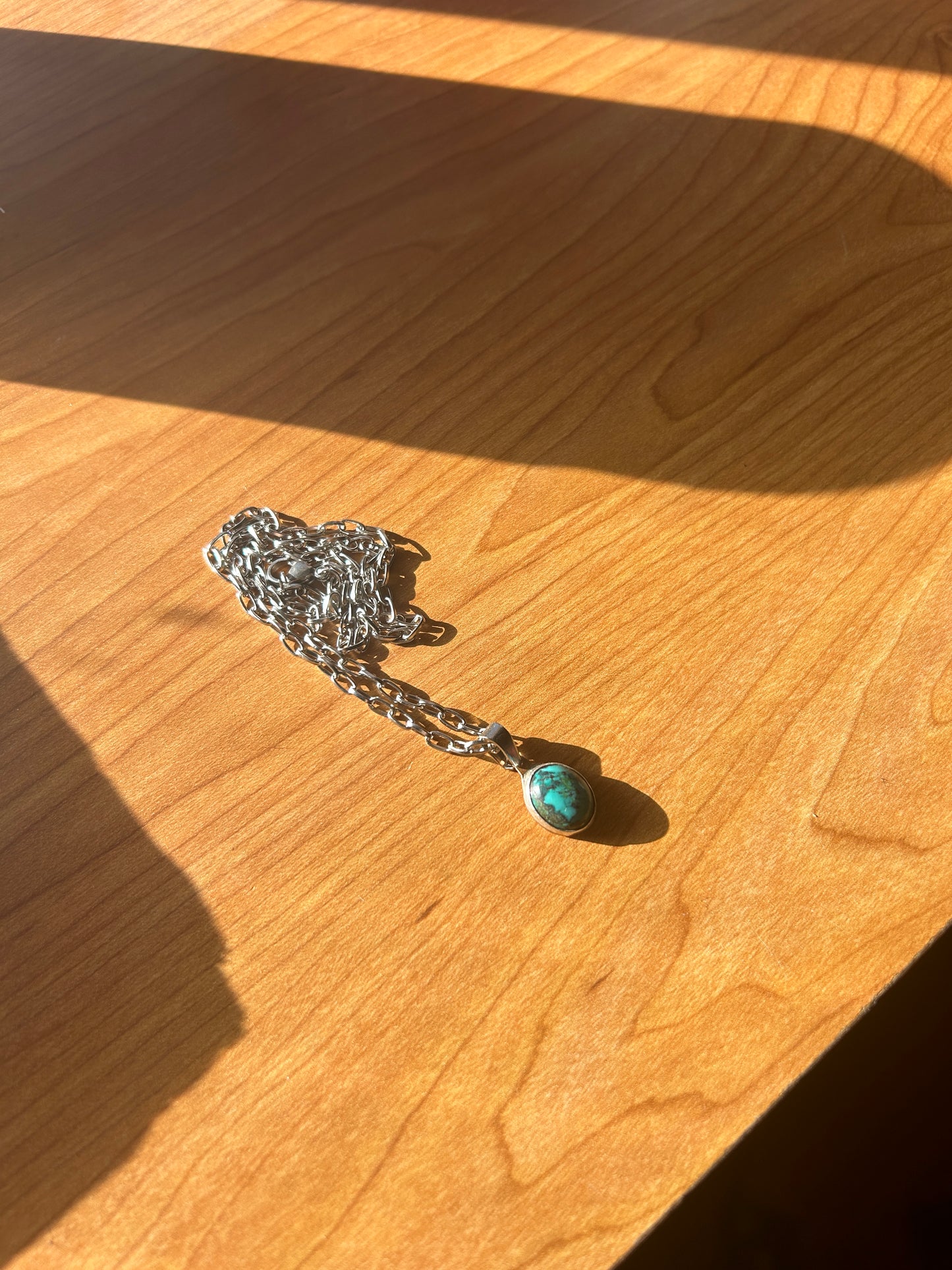 Oval Turquoise Pendant