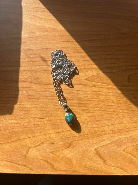 Oval Turquoise Pendant