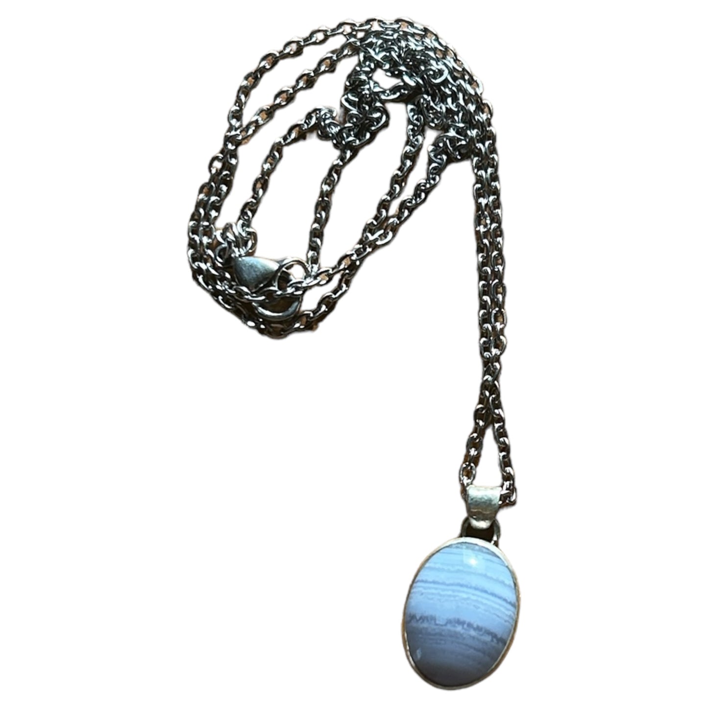Blue Lace Agate Pendant