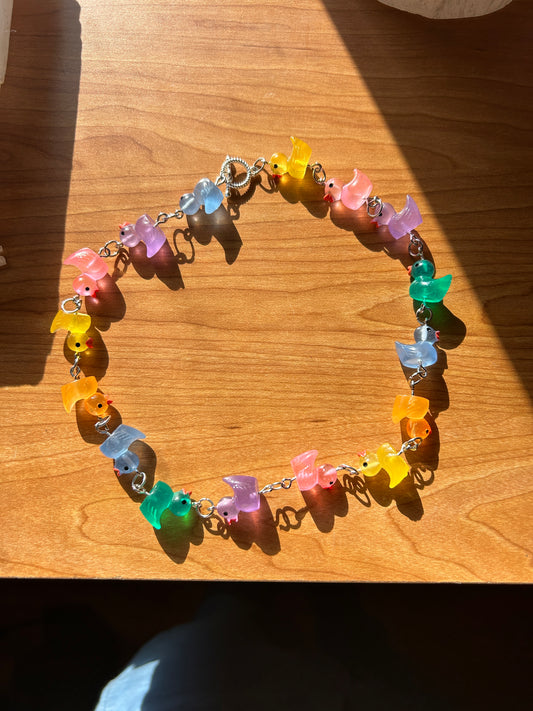 Nothing But Translucent Rainbow Ducky Chain