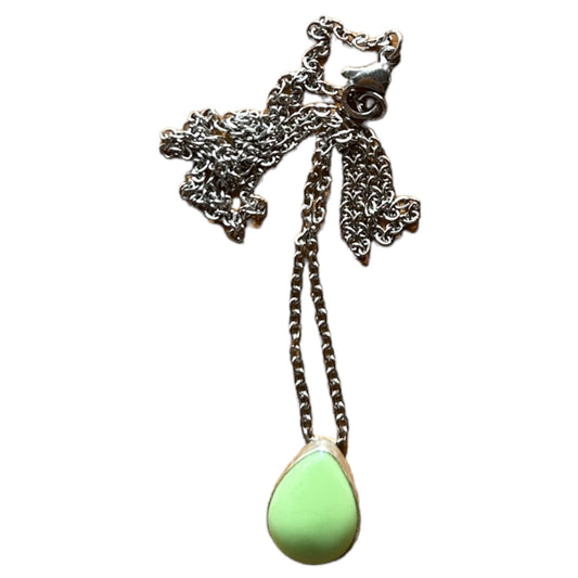 Green Chalcedony Pendant