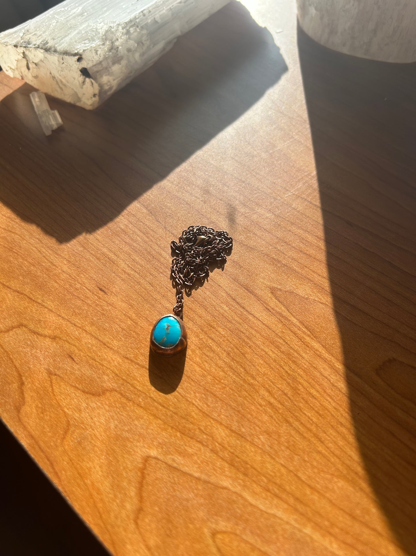 Sky Blue Turquoise Pendant