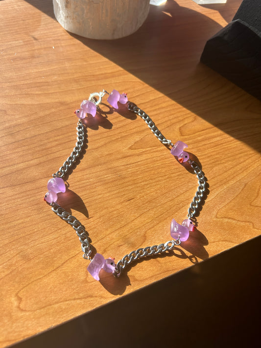 Translucent Purple Premium Ducky Chain