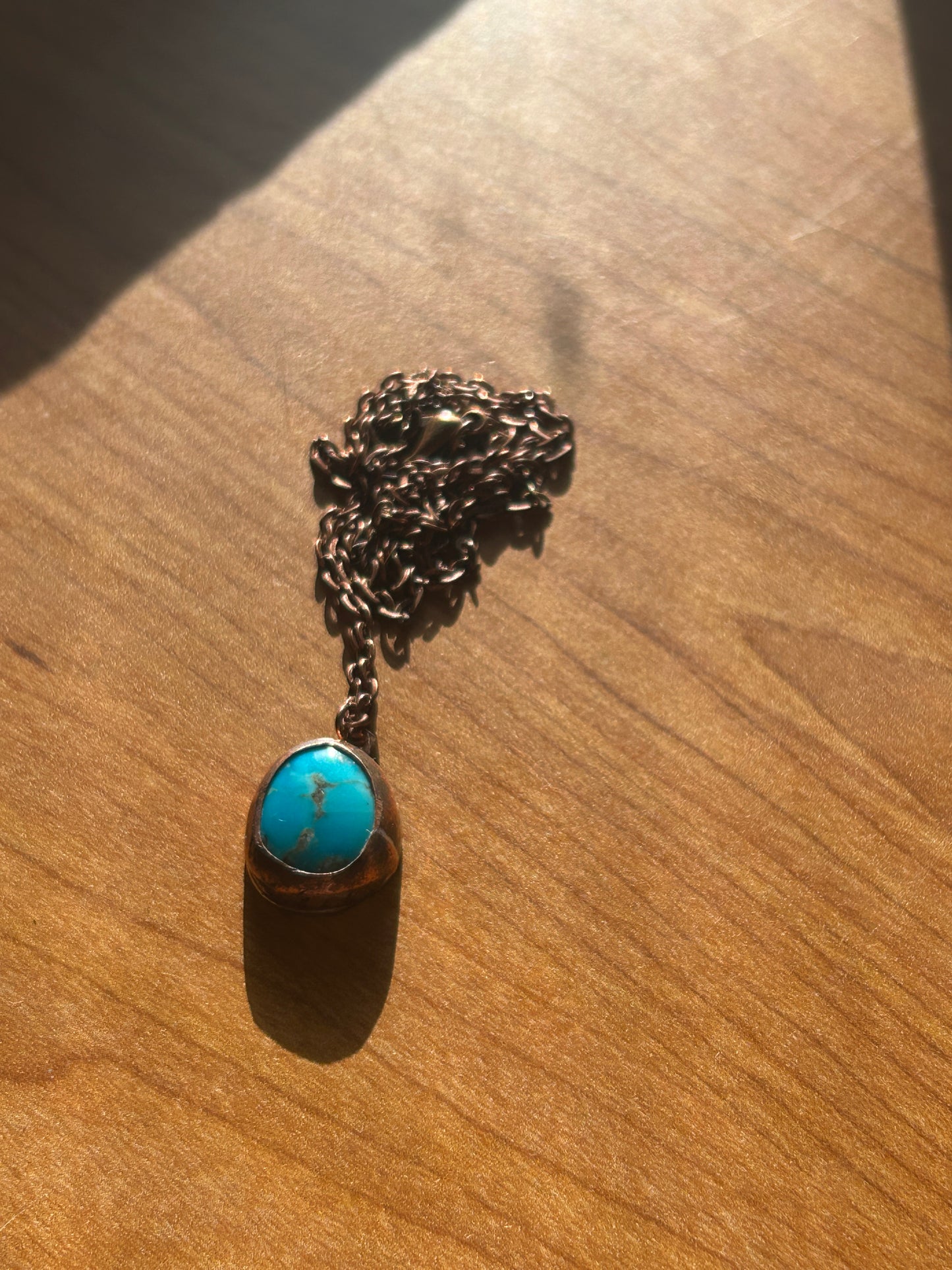 Sky Blue Turquoise Pendant