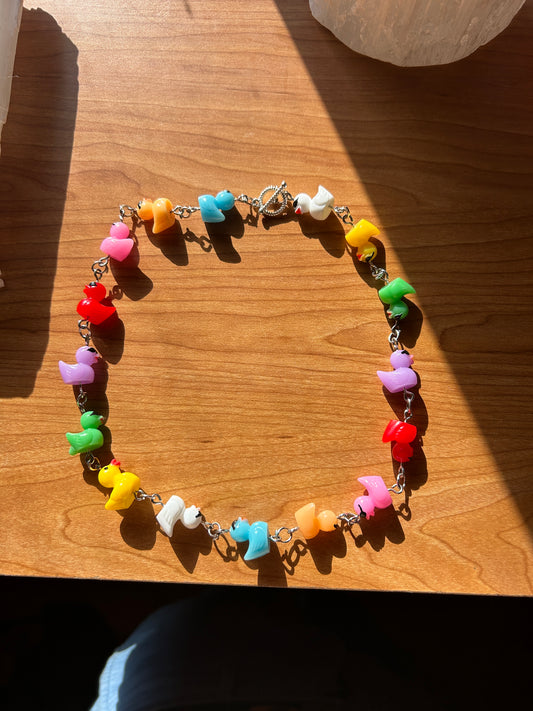 Nothing But Rainbow Ducky Chain