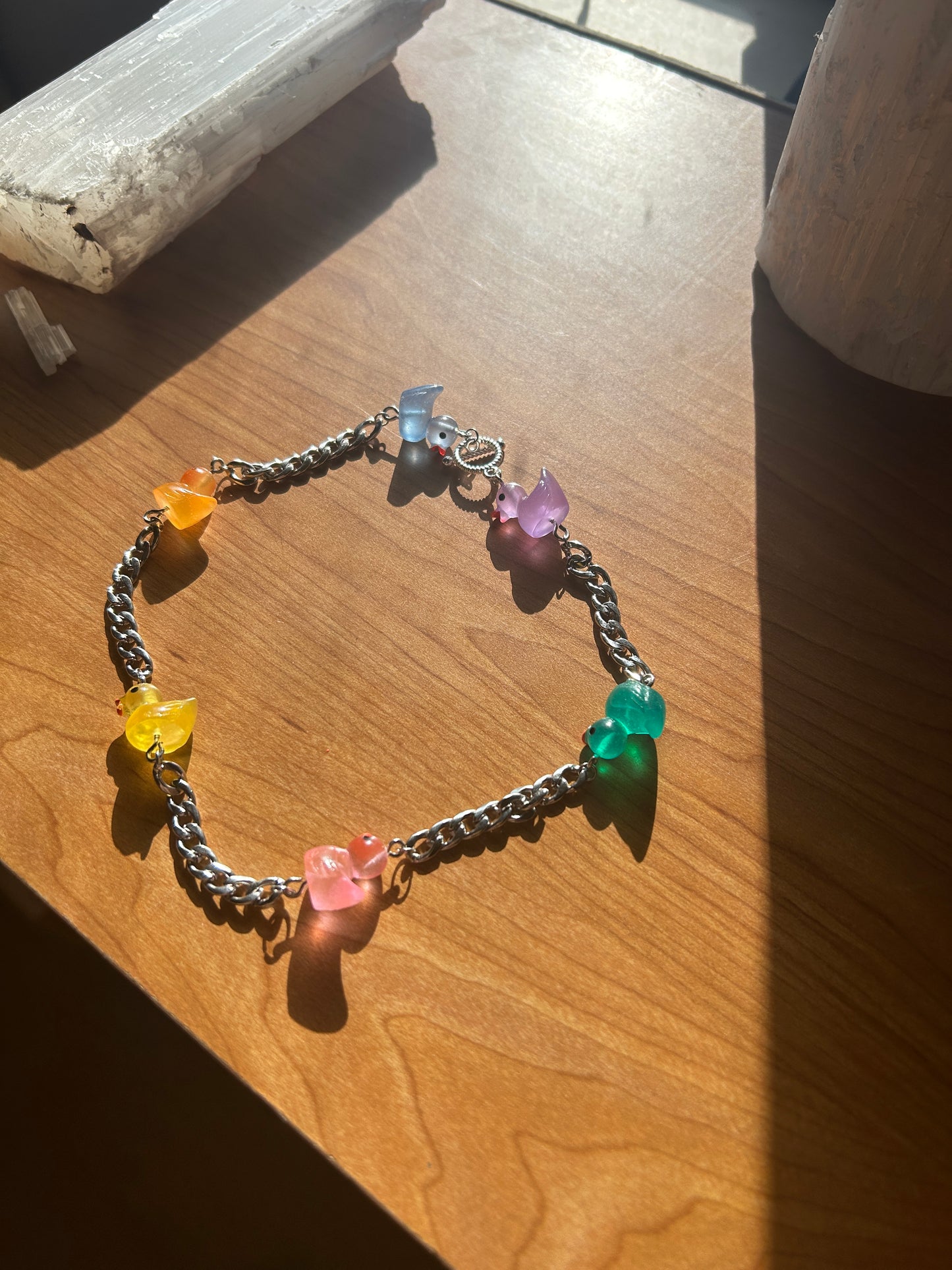 Translucent Rainbow Premium Ducky Chain