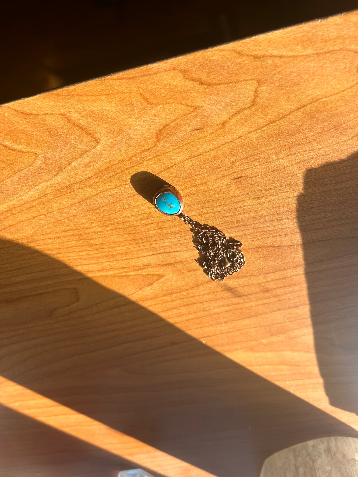 Sky Blue Turquoise Pendant