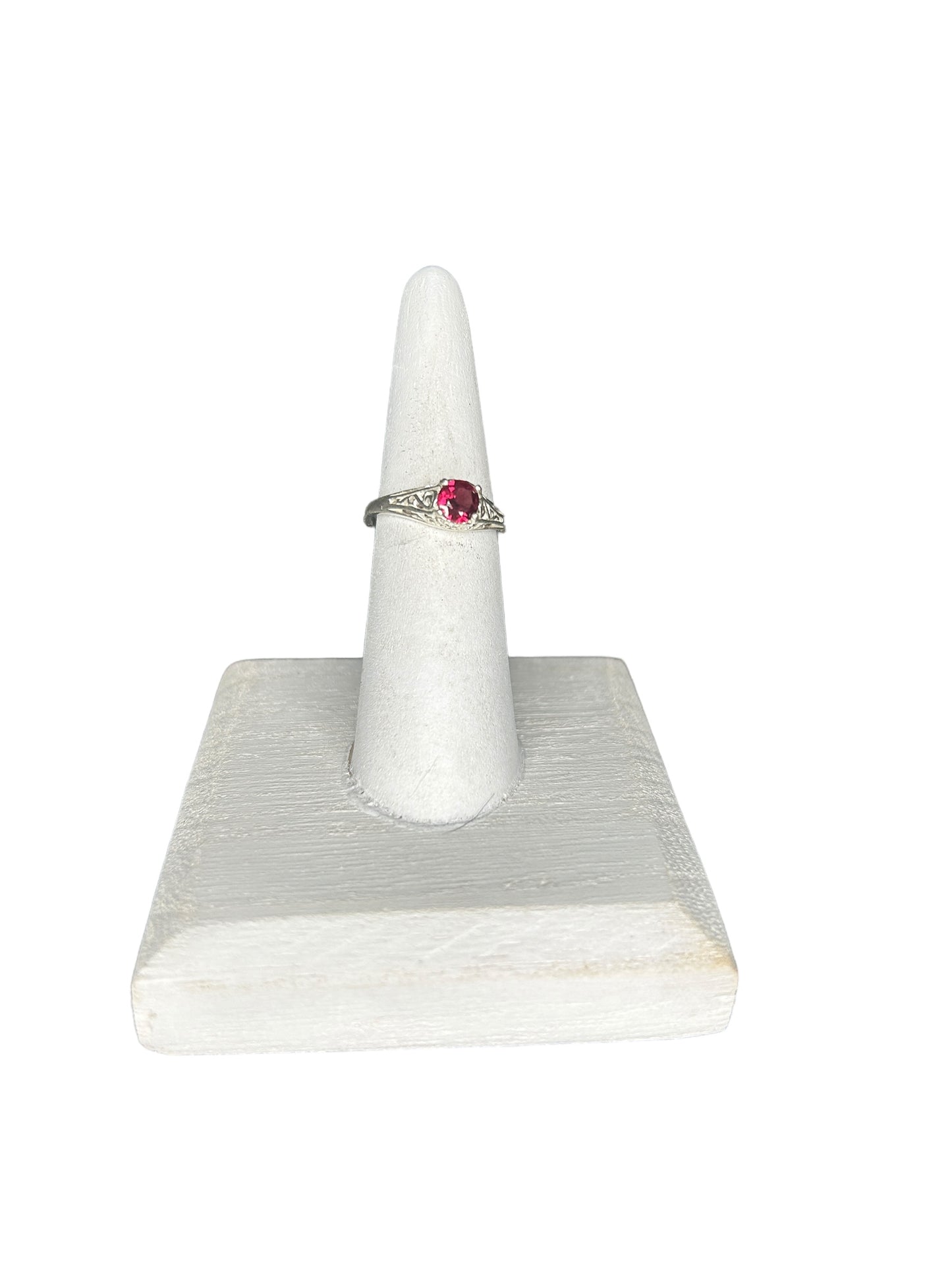 Filagre Garnet Ring